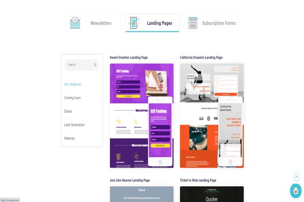 Landing Pages and Forms