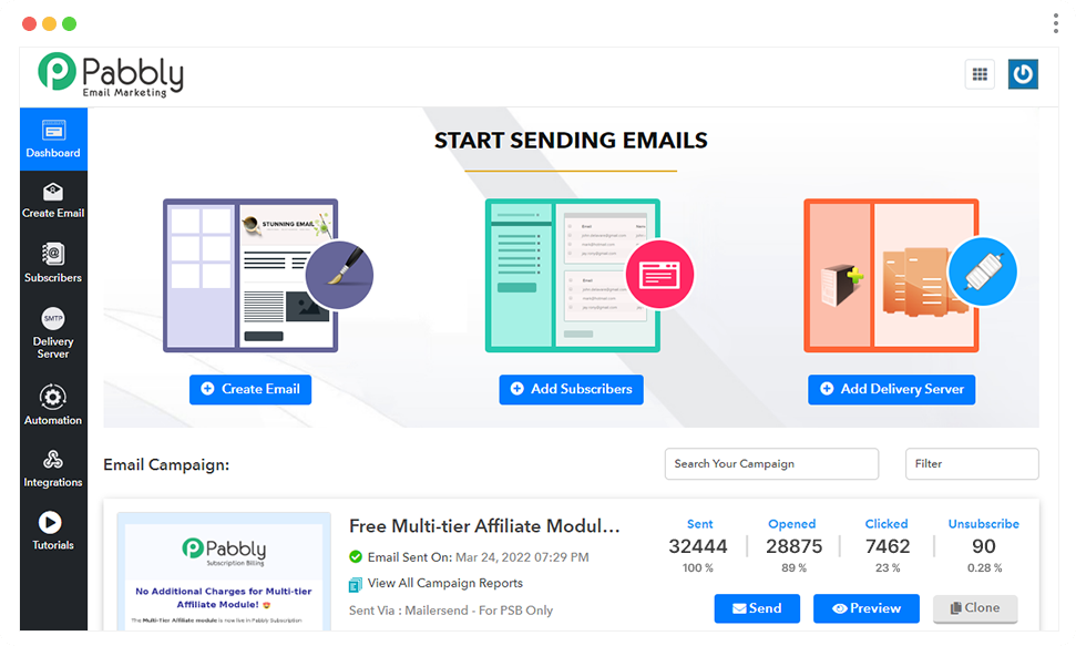 Pabbly Email Marketing